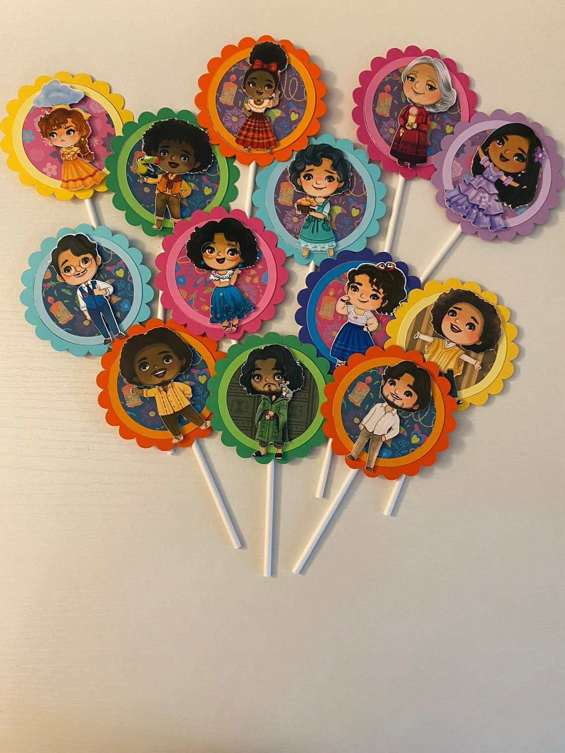 Encanto Cupcake Topper Isabela Luisa Antonio Mirabel Etsy