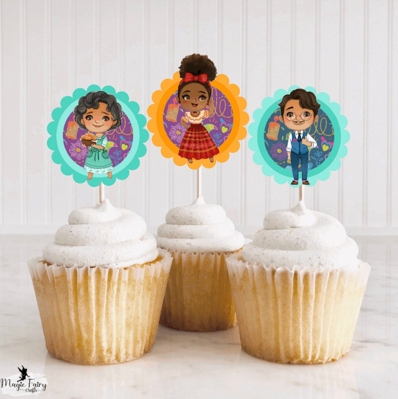 Encanto Cupcake Topper Isabela Luisa Antonio Mirabel Etsy