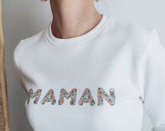 Sweat imprimé tropical  pour  la fête des Mamans