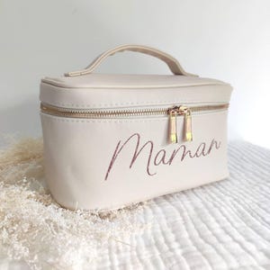 Vanity trousse de toilette à personnaliser pour cadeau femme et jeune fille