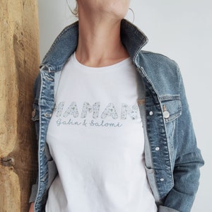 T-Shirt blanc Liberty. pour Nounou, Maman , mamie Bild 1