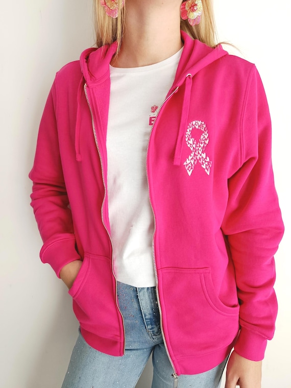Octobre Rose Ruban Rose Contre Cancer Du Sein' Sweat à Capuche Femme