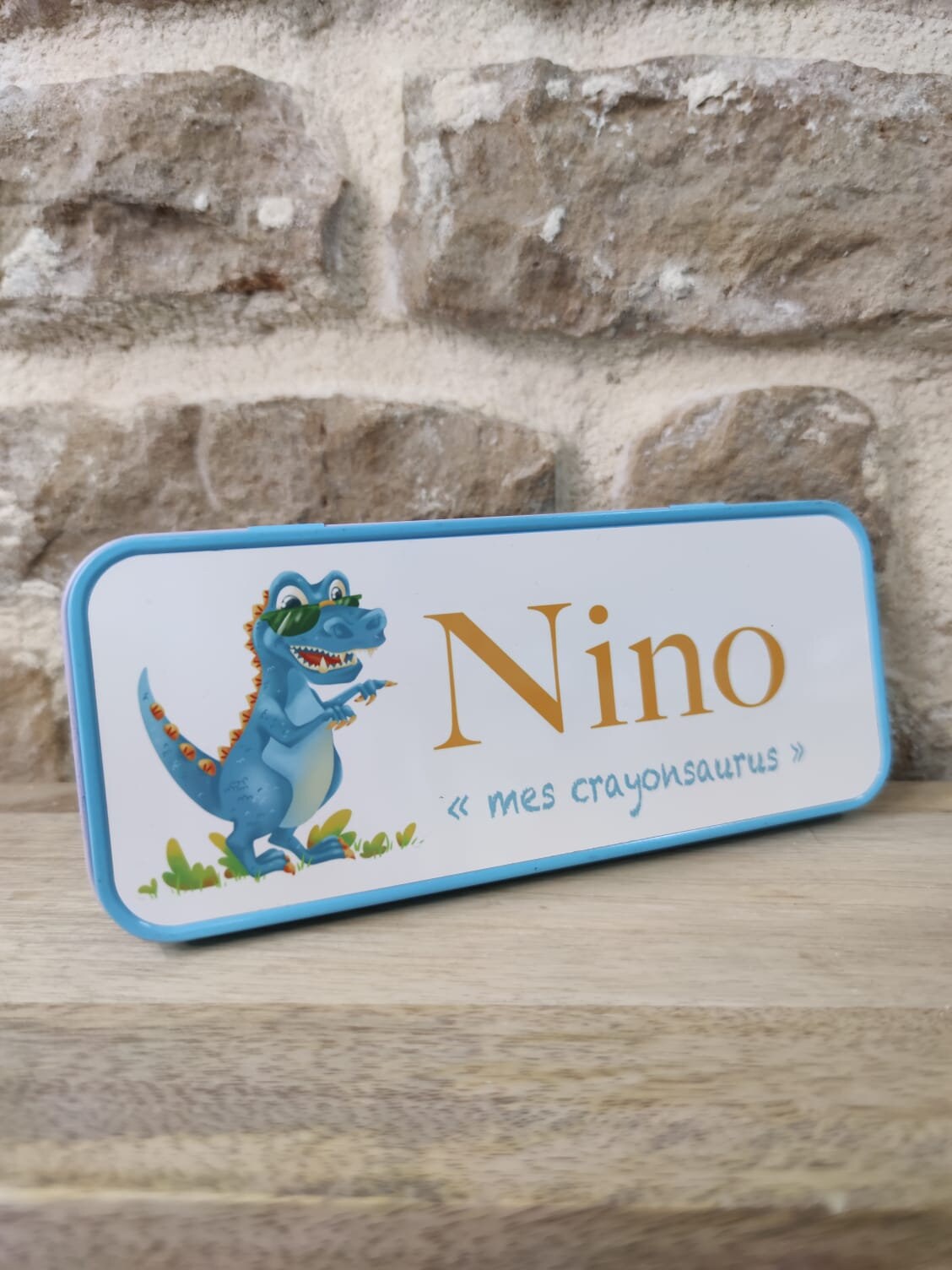 Boite à Crayons Pour L'école Dinosaure