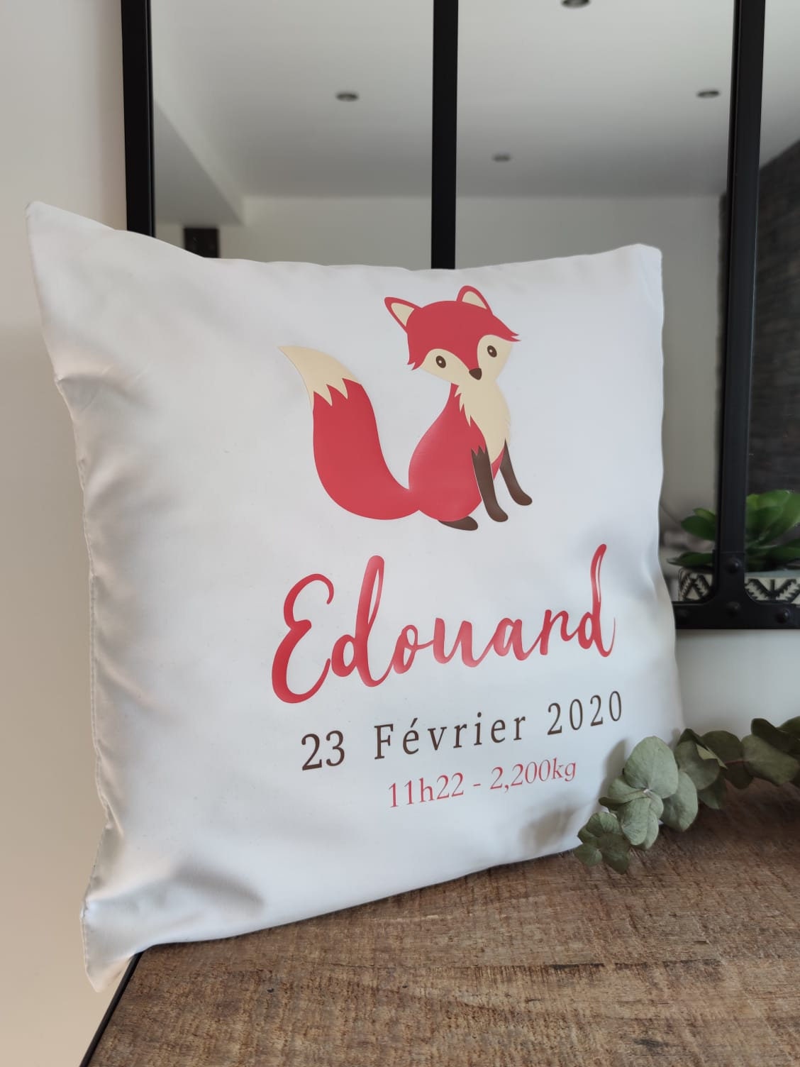 Coussin Décoratif Pour Cadeau de Naissance Bébé