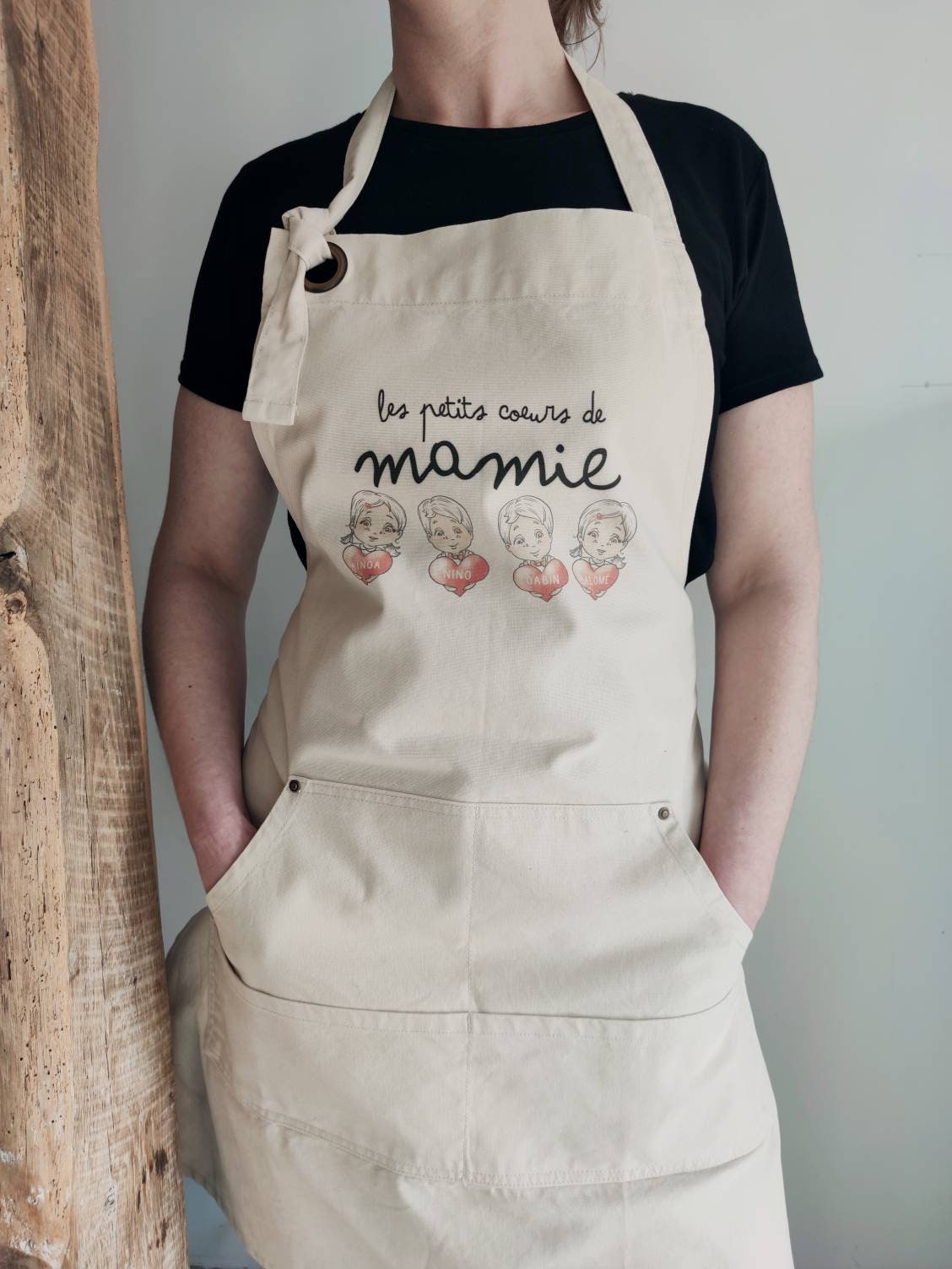 Tablier Personnalisé « Super Rémi » – Coton, Prêt à Offrir – Cadeau Original Anniversaire, Retraite, Noël, Barbecue