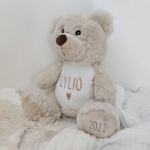 Doudou ourson personnalisé pour bébé image 1