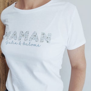 T-Shirt blanc Liberty. pour Nounou, Maman , mamie Bild 4