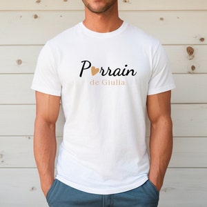 White T-Shirt for Godfather to personalize