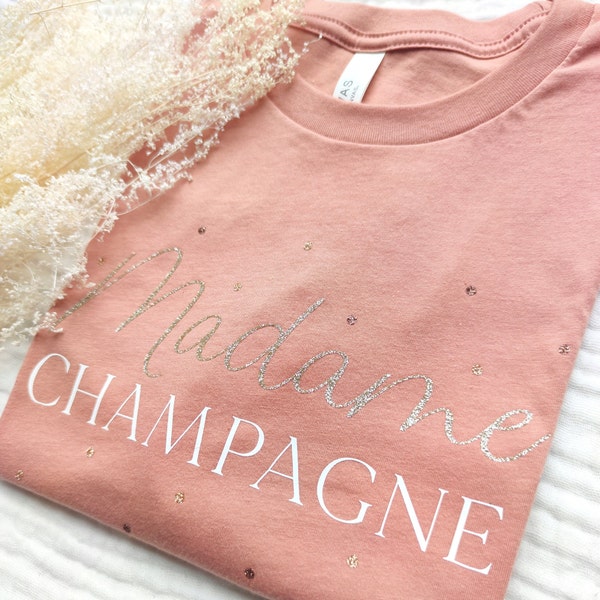 T-Shirt " Madame Champagne"