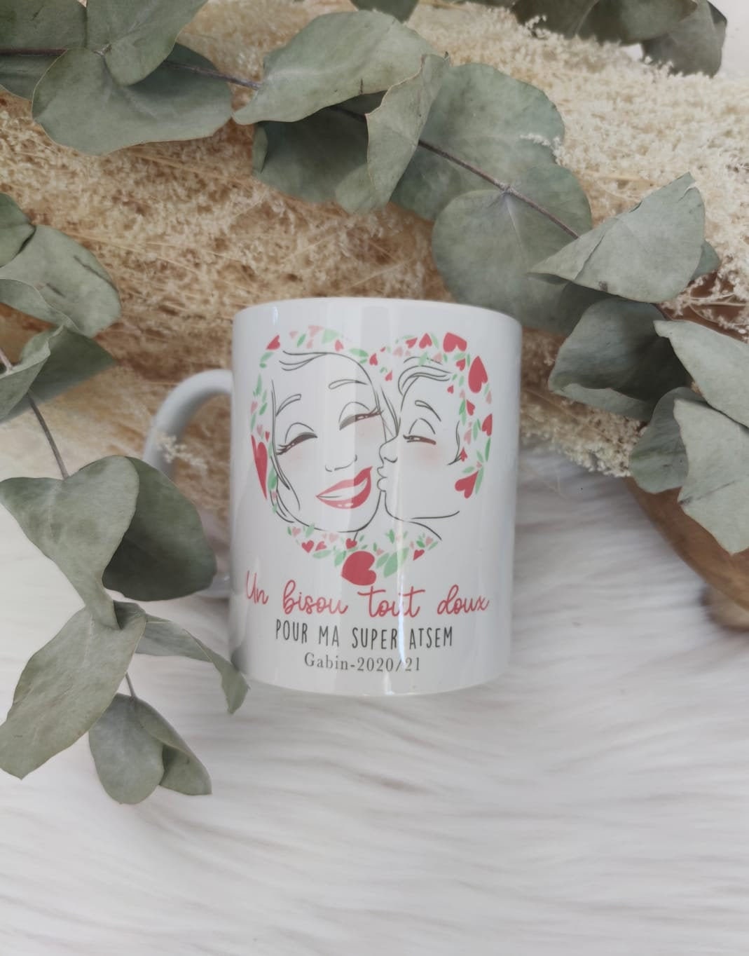 Mug à Personnaliser Pour Cadeau Maîtresse, Atsem , Nounou ...