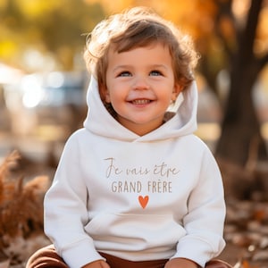 Kindersweater Ik ga als grote broer of zus een zwangerschap aankondigen