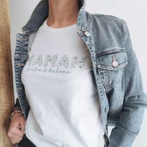 T-Shirt blanc Liberty. pour Nounou, Maman , mamie Bild 3