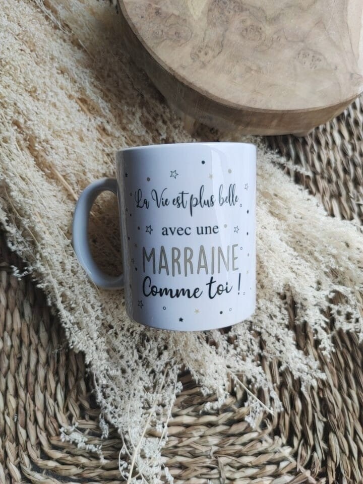Mug Parrain Marraine Personnalisé