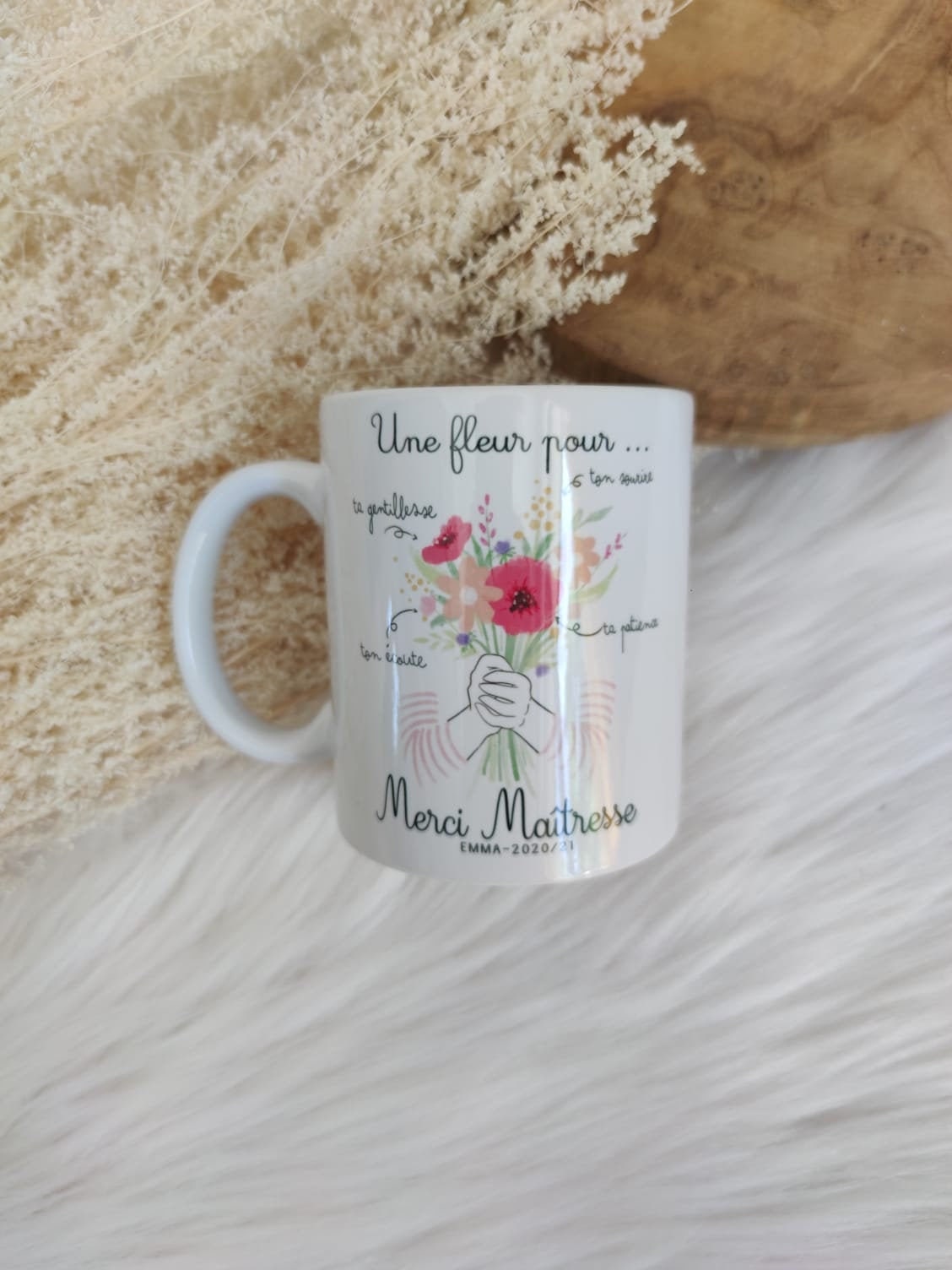 Mug Personnalisé Pour Cadeau Maîtresse, Atsem ou Maître