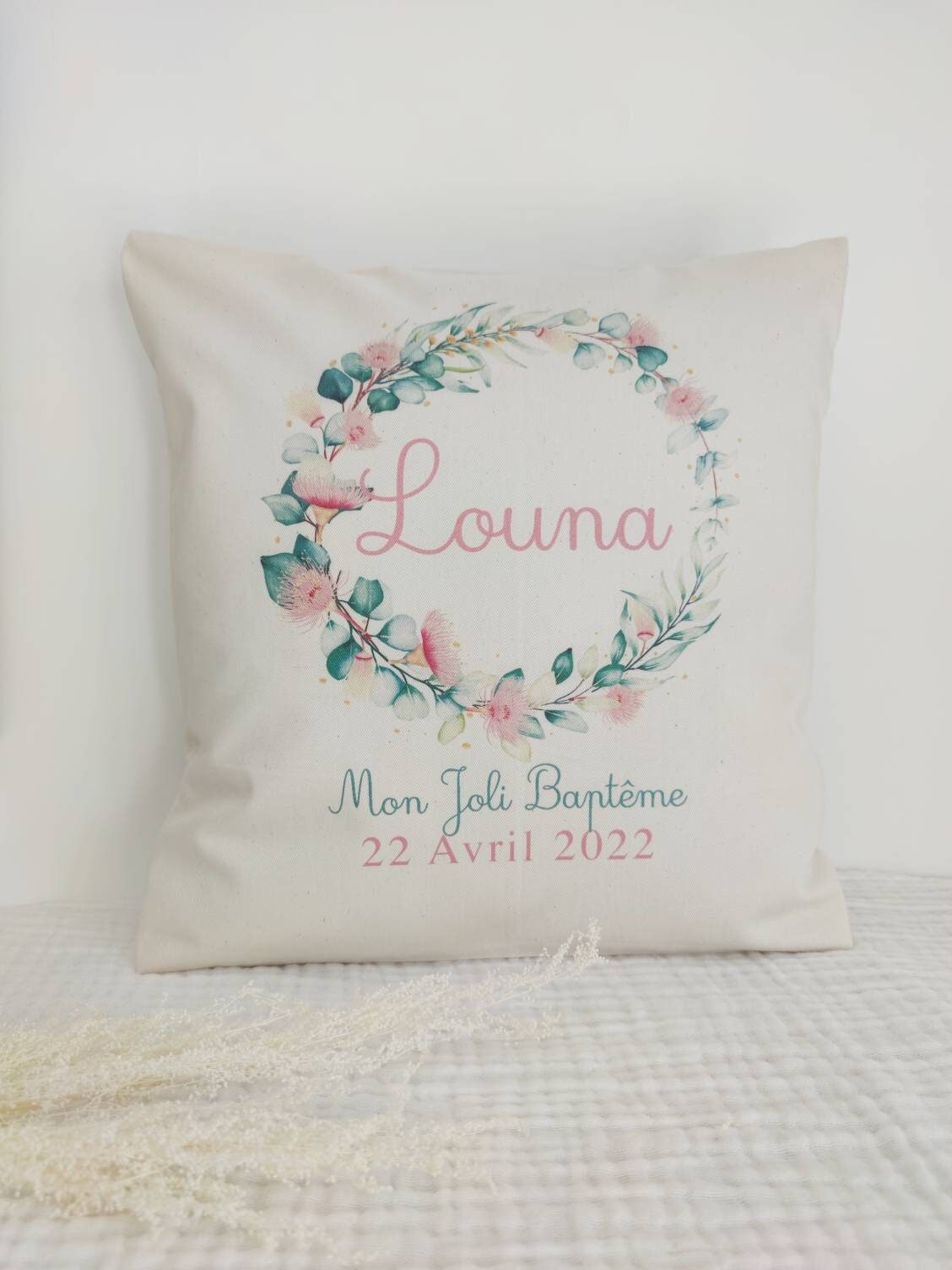 Coussin Souvenir Du Baptême