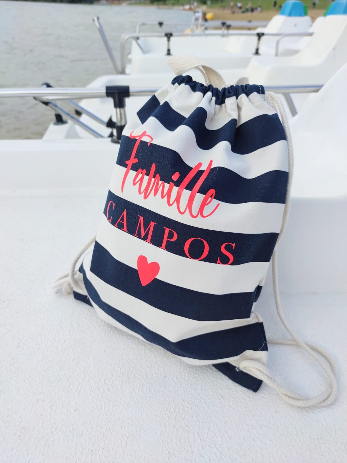 Sac à Dos Marinière Personnaliser