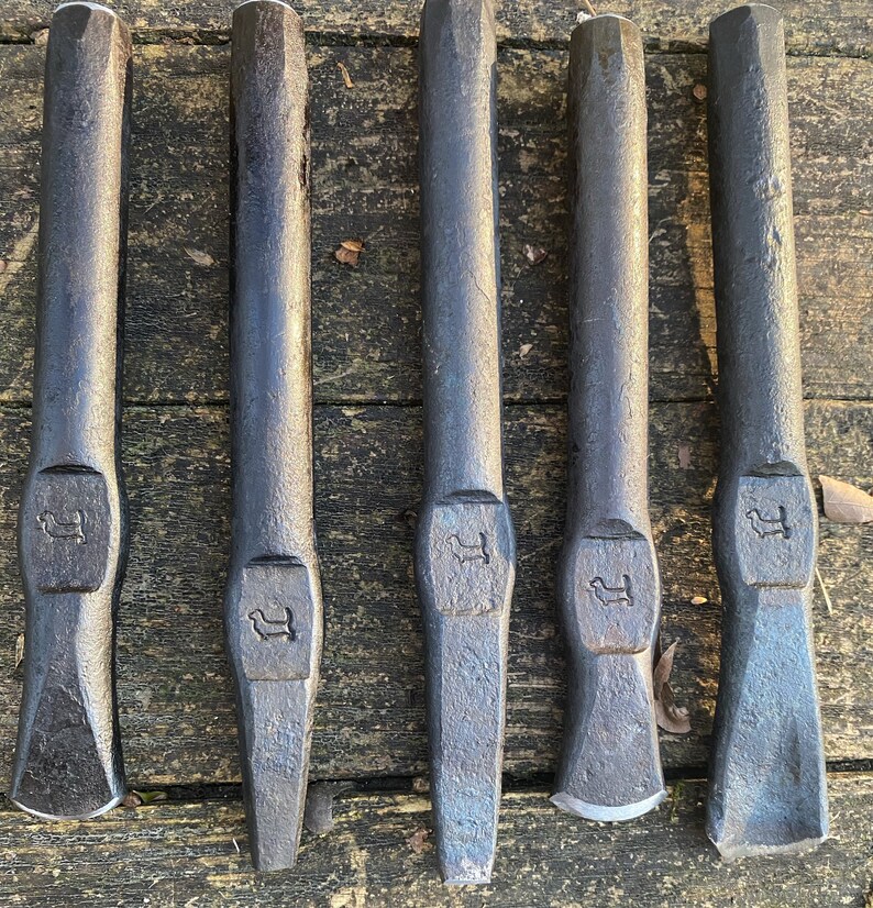 Blacksmith chisels Etsy