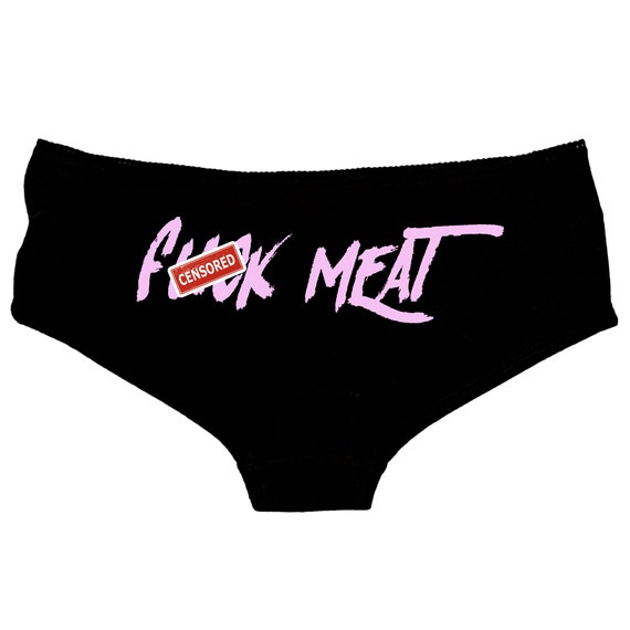 Fuck Meat Set Knickers Vest Cami Thong Shorts BDSM Bondage Submissive Kinky  Sexy Slut Panties DDLG Clothing 72 -  New Zealand