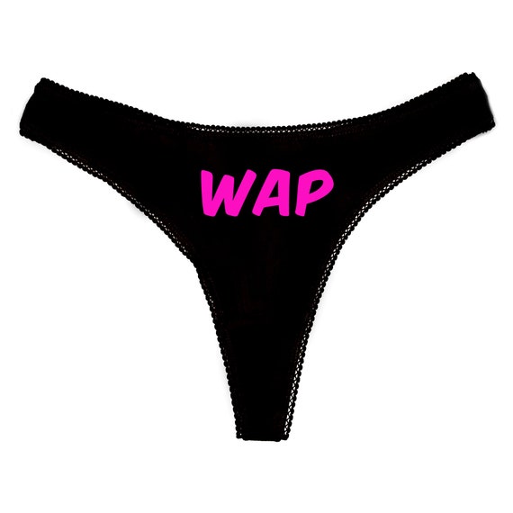 WAP Knickers Wet Ass Pussy Neon Pink Panties 20 Colours Oral Crude Rude  Risque Panties Daddy Knickers DDLG BDSM Sexy Knickers 112 