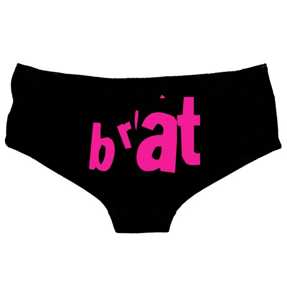 Brat Knickers Panties Daddy Knickers DDLG BDSM Sexy Knickers Daddys Brat  264 