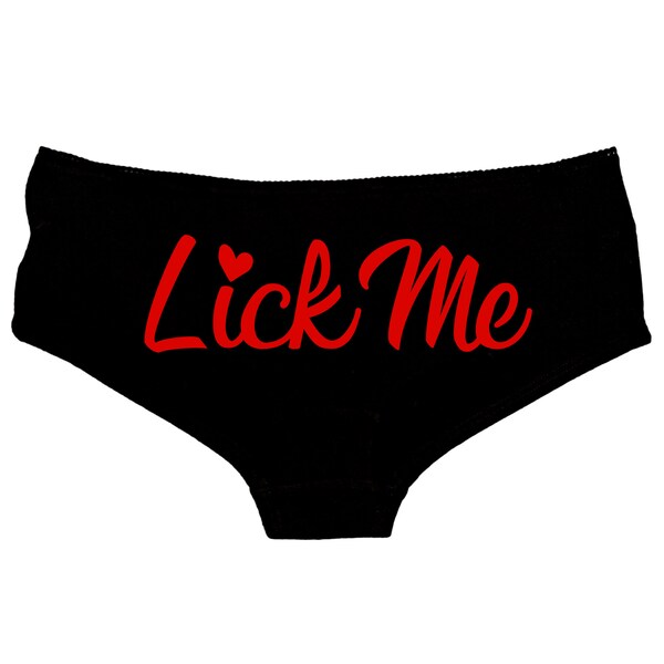 Lick Me - 20 Colours - Oral Naughty and Rude Risque Panties Daddy Knickers - DDLG - BDSM sexy knickers - 66