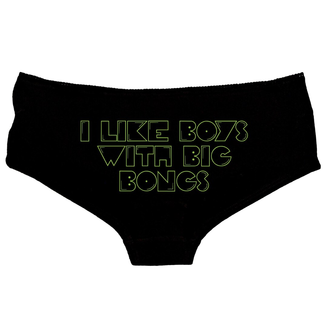Boys With Bongs Panties 420 Weed Thong Shorts Weed Kush Etsy
