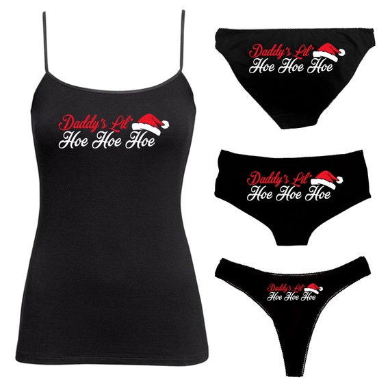 Daddy s Lil Hoe Hoe Hoe Christmas Panties Slut 20 Colours