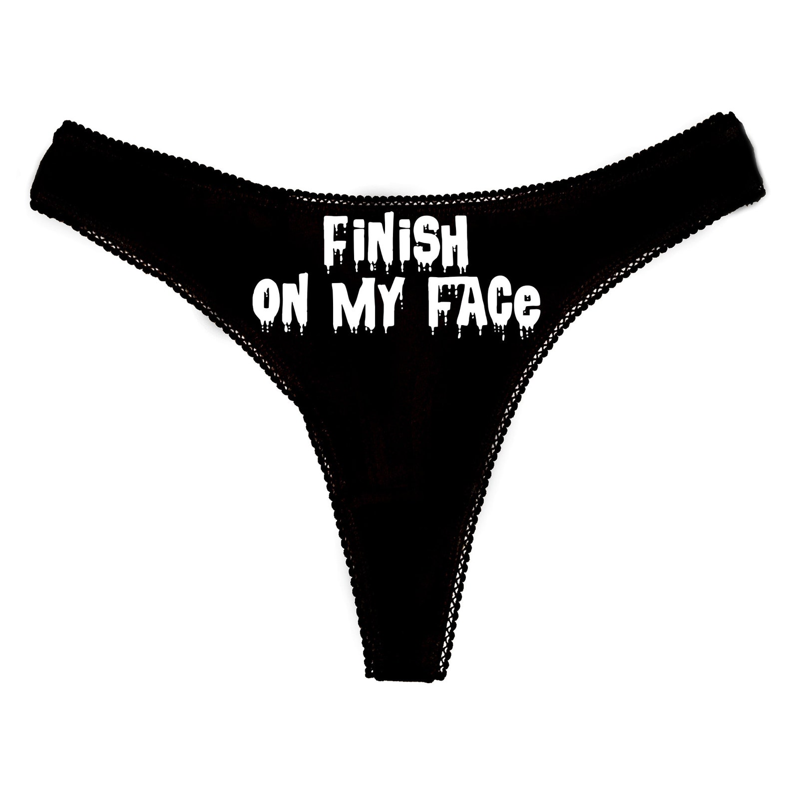 knickers with face printed on them