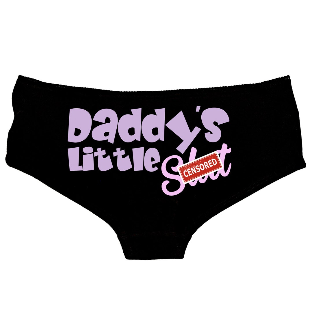 Daddys Little Slut Set Knickers Vest Cami Thong Shorts Bdsm Bondage Submissive Sub Kinky Sexy 