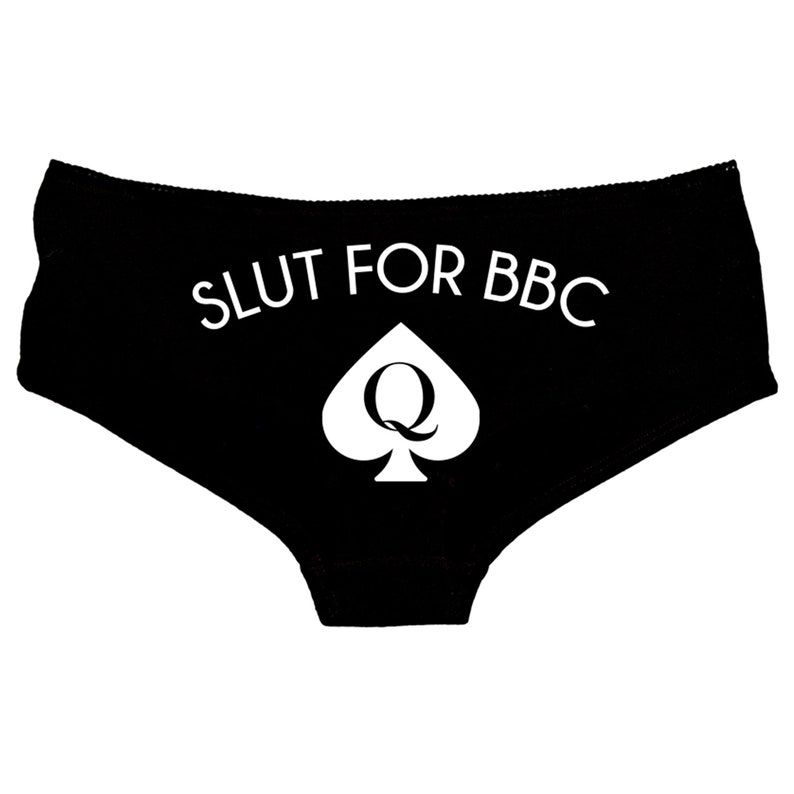 Slut For BBC - 20 Colours - Big Black Cock Camilsole Set Knickers Vest Cami Thong Shorts - QOS Hot Wife Cuck Queen of Spades - 64 