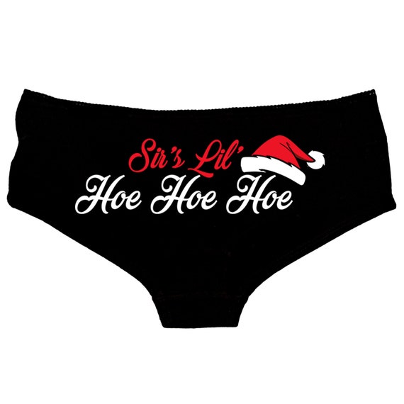 Sir's Lil Hoe Hoe Hoe Christmas Slut 20 Colours Camilsole Set Knickers Vest  Cami Thong Shorts DDLG Ho Ho Ho Panties 84 