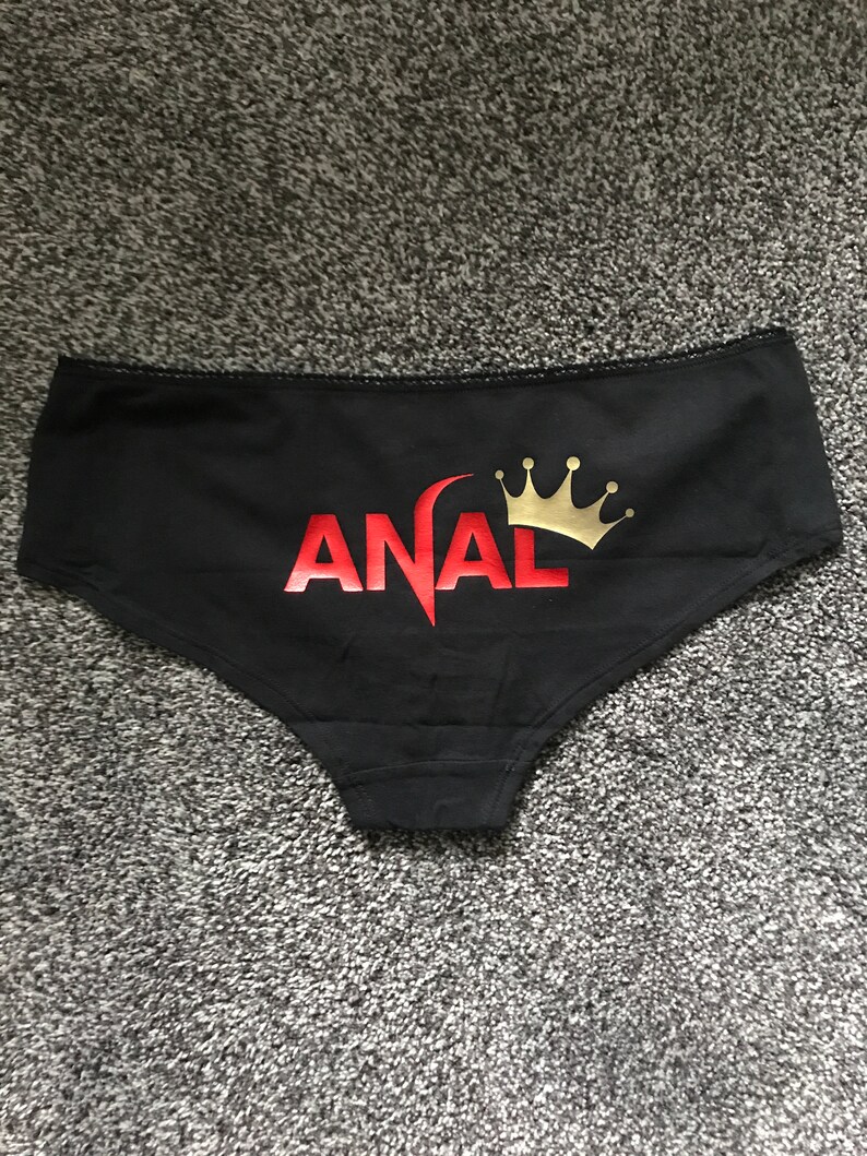 Anal Queen Knickers Anal Only Panties Panties Daddy Knickers Etsy Uk