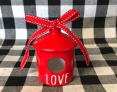 Love Birdhouse Mini birdhouse Rae Dunn Inspired Birdhouse