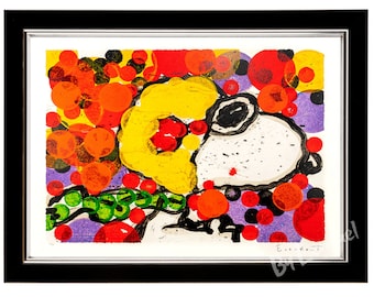 Snoopy Tom Everhart Sleeping Beauty Bubble Gift Poster Print Etsy