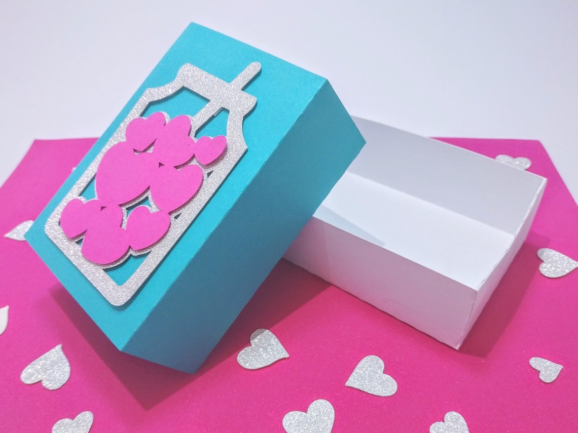 Svgcuts aflame Valentines Day Box svg Cricut svg Templates Layered Cut File | Etsy