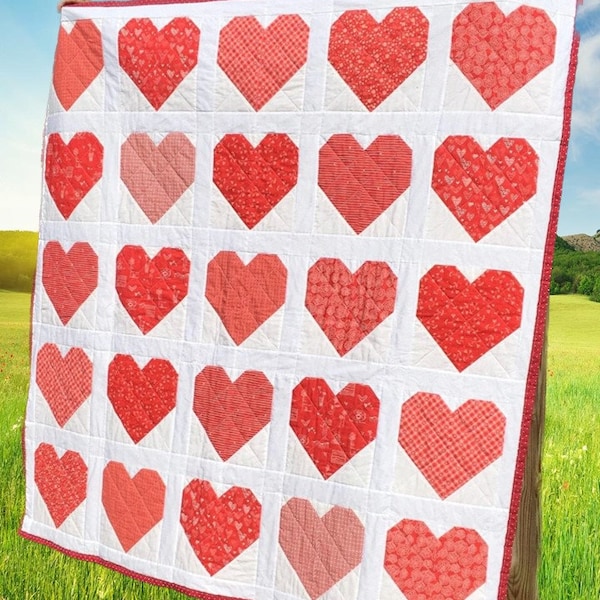 Heart Quilt Pattern Download