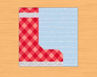 Rain Boot Quilt Block Pattern PDF 3 Sizes