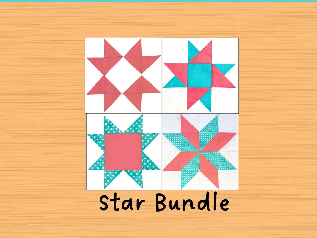 Star Quilt Block Bundle - Etsy