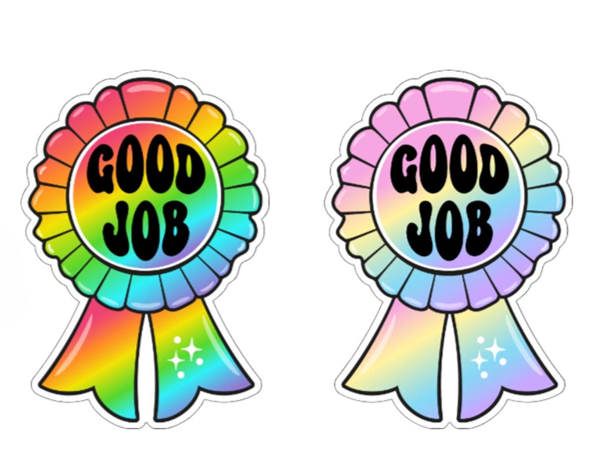 Good Job Reward Sticker Sheets - Teacher Stickers - Etsy
