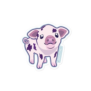 Piggee 4x4" Sticker