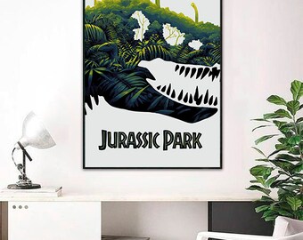Jurassic Park Art Etsy