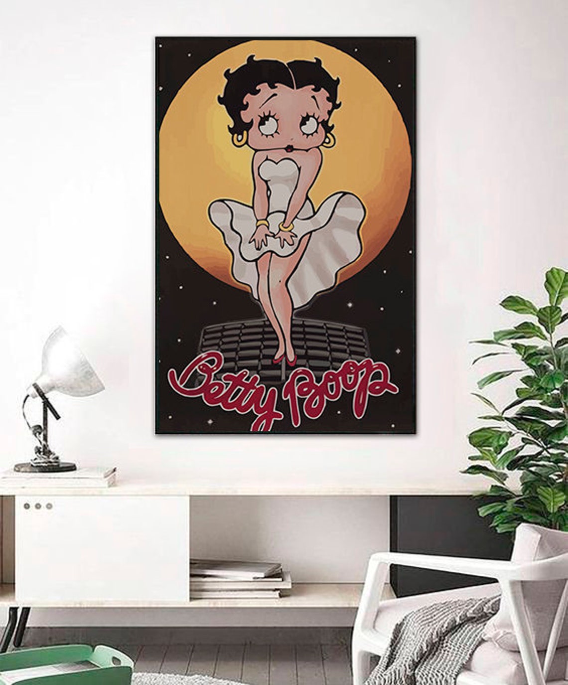 Betty Boop print poster Wall Art Home Decor great Gift Idea | Etsy