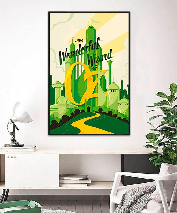Wizard of Oz Print Poster Wall Art Home Decor Great Gift Idea Etsy UK