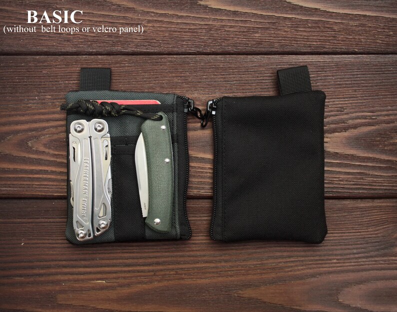 EDC Pouch With Velcro EDC Pocket Organizer Etsy