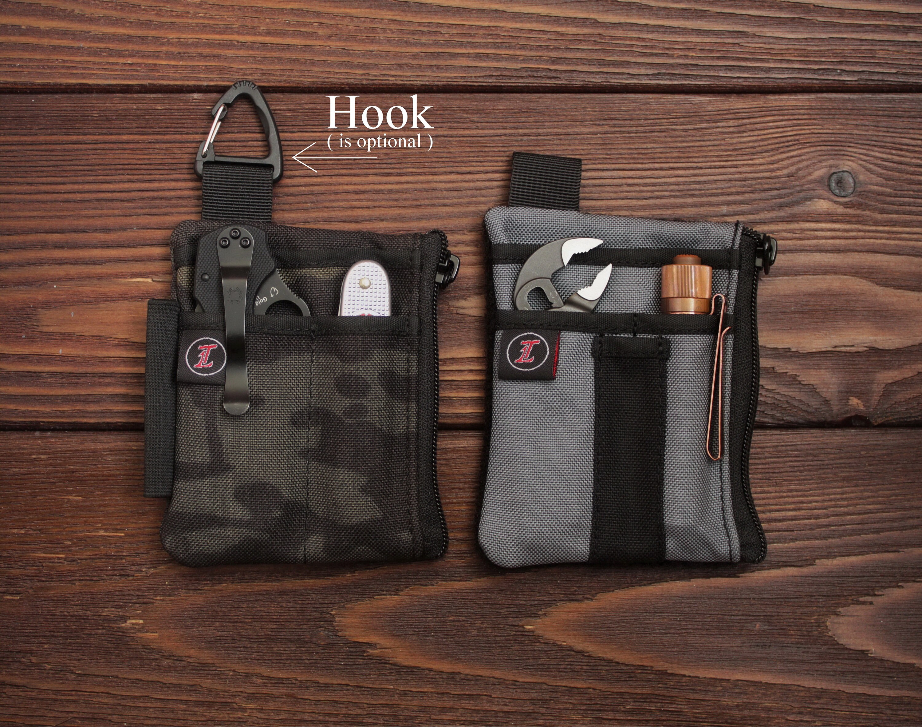 EDC Pouch With Velcro, EDC Pocket Organizer -  Israel