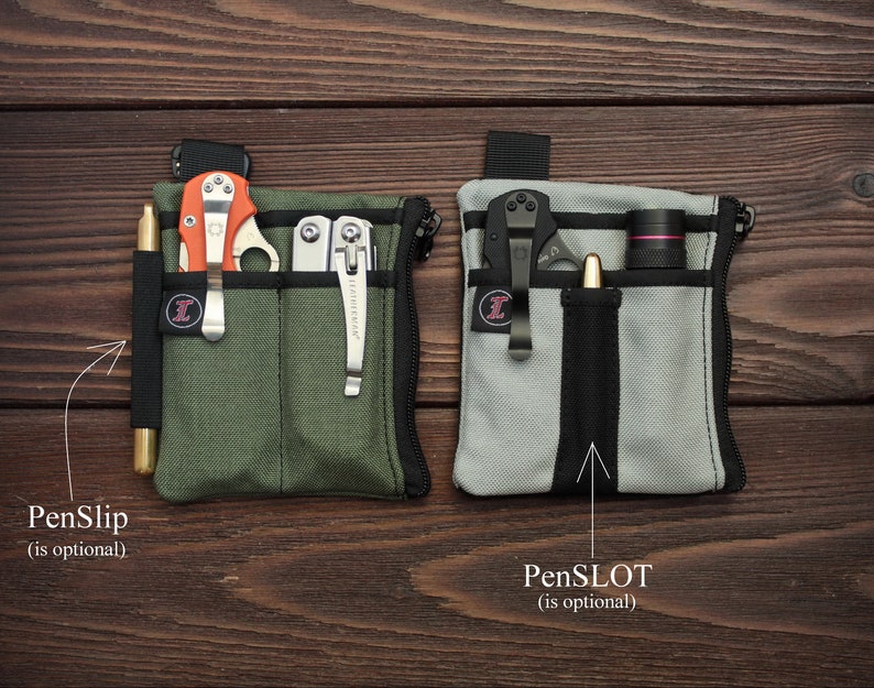 EDC Belt Pouch for Multitool and Folding Knife With Keys Etsy