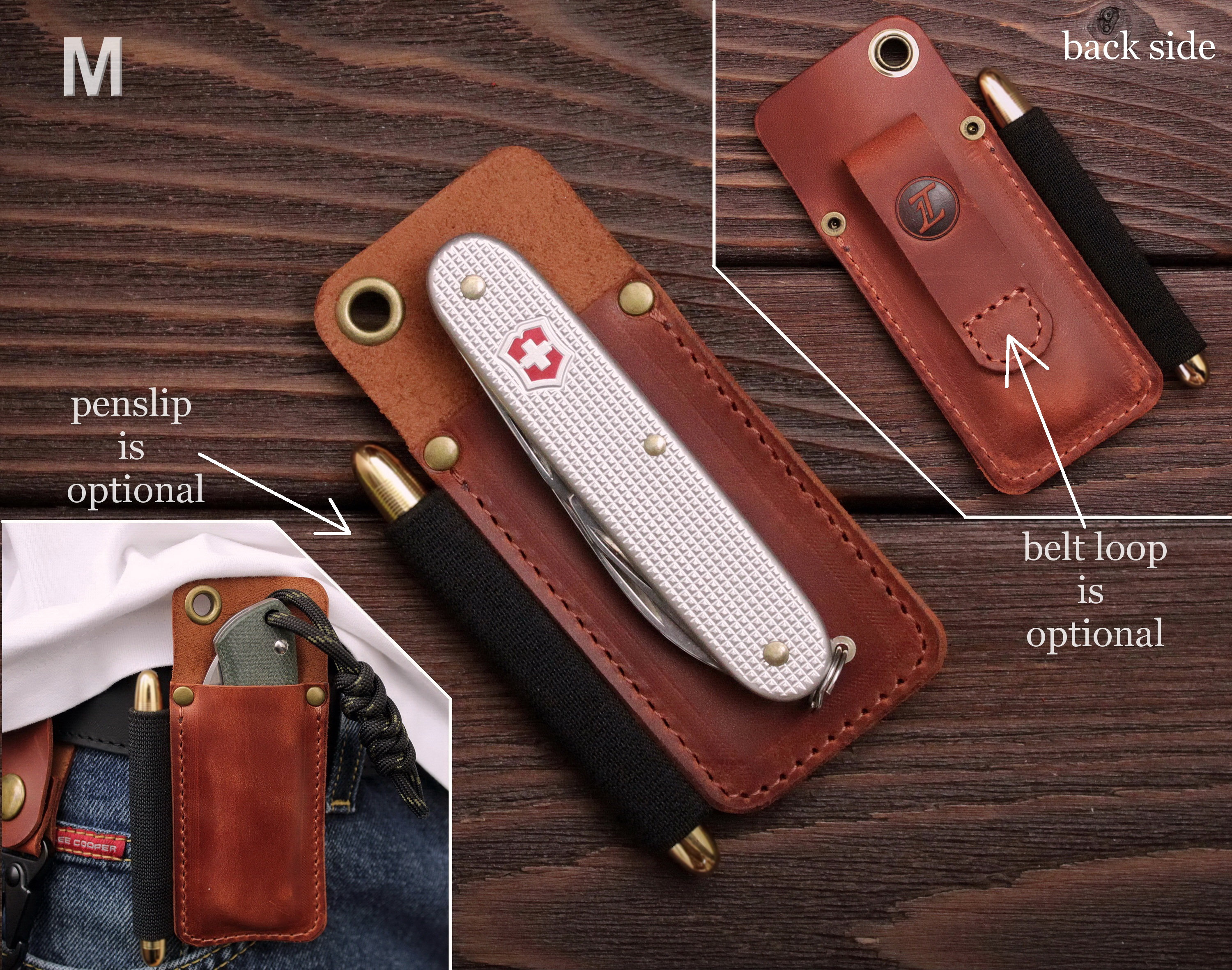 Swiss Army Knife Sheath EDC Pocket Slip With Belt Loop FREE Etsy UK