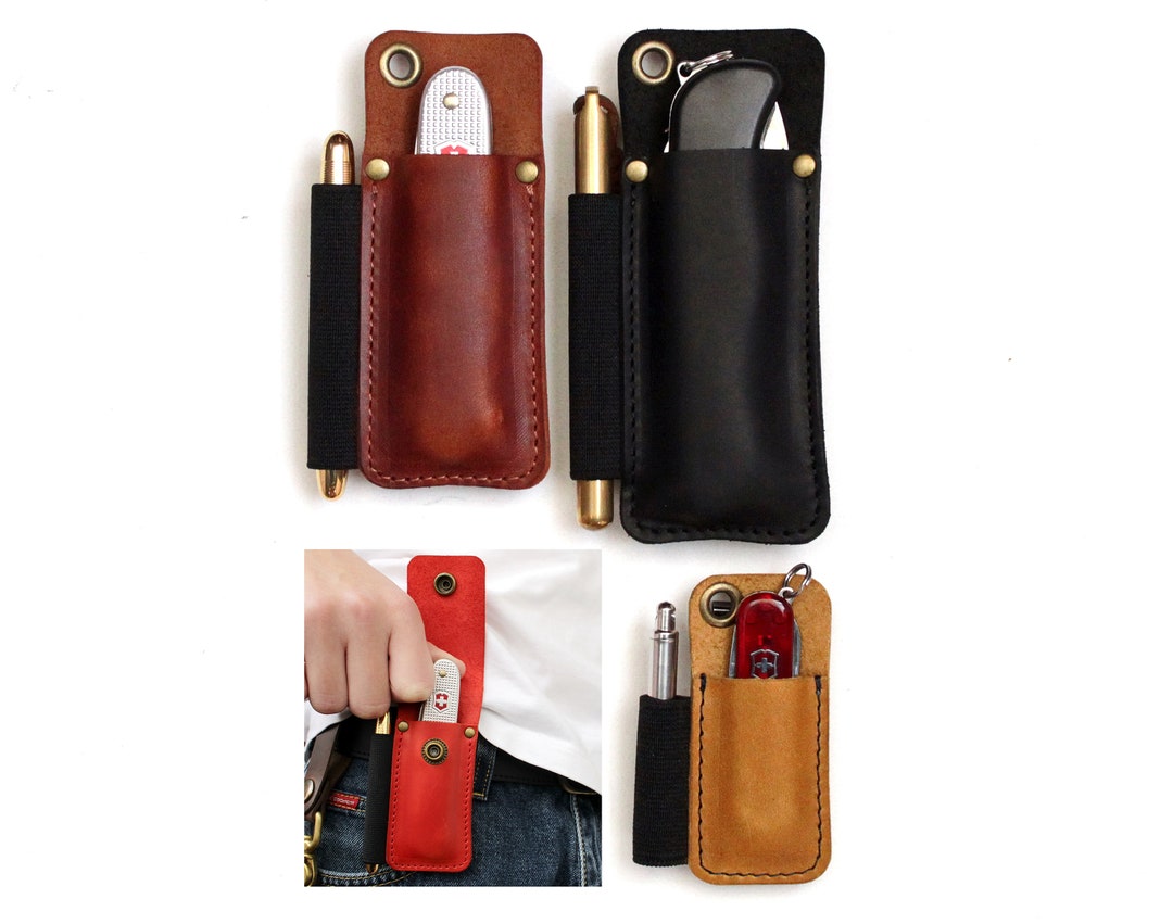 Swiss Army Knife Sheath, EDC Pocket Slip With Belt Loop, FREE