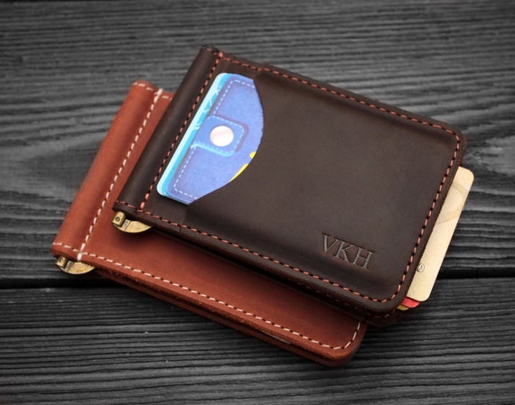Buy Money Clip EDC Wallet Leather Money Clip Wallet Online in