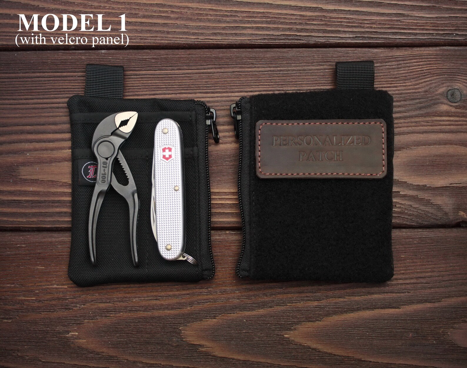 EDC Pouch With Velcro EDC Pocket Organizer Etsy